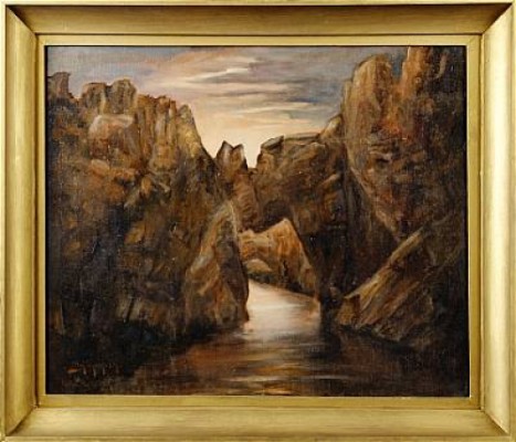 Porten Kullaberg by Olof SEGERFELDT - auction artwork with signature