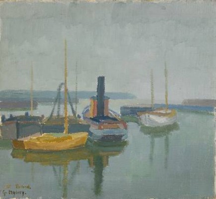 Hamnbild by Gösta NYBERG
