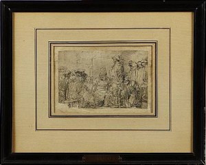 Christ Seated Disputing With The Doctors by Rembrandt Harmenszoon Van RIJN