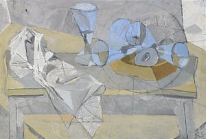 Stilleben Med Vinglas by Ragnar SANDBERG