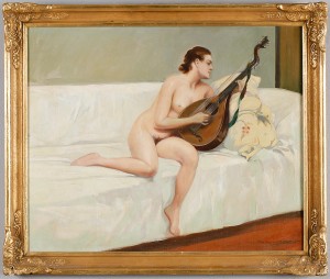 Musicerande Kvinna by Paul MYRÉN