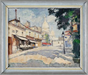Sydeuropeisk Stad by Angelo GIORGETTI - auction artwork with signature