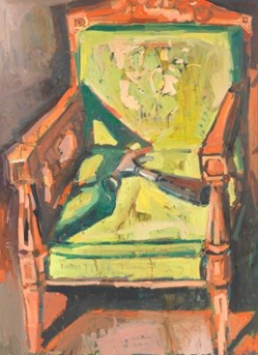 Untitled (chair And Hammer) by Eric BIRET - auction artwork with signature
