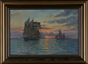 Segelfartyg by Jens Christian ANDRESEN