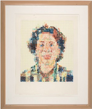 Leslie by Chuck CLOSE