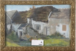 Gårdshus by Richard RANFT - auction artwork with signature