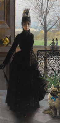 An Elegant Lady by Vittorio Matteo CORCOS