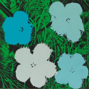 Flowers 2 (blue) by Andy WARHOL
