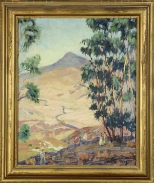 Figures By A Eucalyptus Grove by William Arthur PATTY - auction artwork with signature