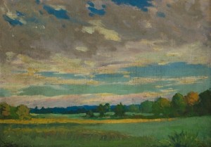 Spring Evening by Paul SHIVELY - auction artwork with signature