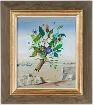 Surrealistiskt Landskap by Georges SPIRO