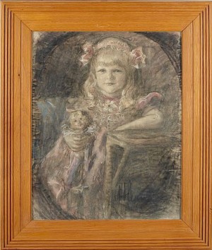 Porträttstudie Av Birgit Kullberg-mayer by Astrid HERMELIN - auction artwork with signature