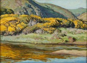 Golden Reflections by Tim SOLLIDAY - auction artwork with signature