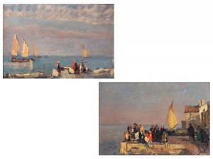 Lagunenansichten Mit Figuren by Beppe CIARDI - auction artwork with signature