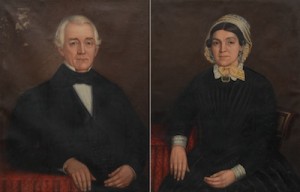 A Pair Of Portraits Of A Distinguished Man And His Wife by Reson B. CRAFFT