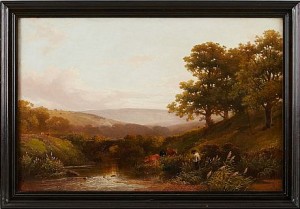 Kor I Landskap by George Vicat COLE
