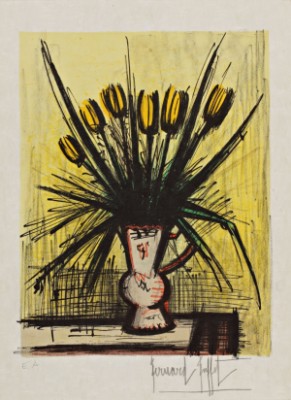 Les Tulipes by Bernhard BUFFET