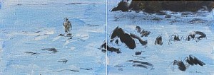 Långt Ut På Egeiska Havet - Diptyk by Magnus BERG