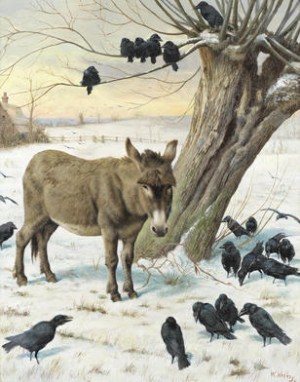 Winter Friends by Herbert William WEEKES - auction artwork with signature