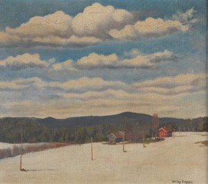 Winter Farm by Erling ENGER