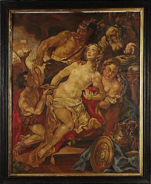 Kopia Efter Rottmayr: Johan Michael (1654-1730) Die Offerung Iphigeniens by Heinz BEGSTEIGER