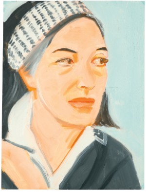 Ada With Dotted Hairband by Alex KATZ