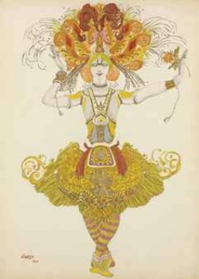 Costume Design For Firebird by Léon BAKST