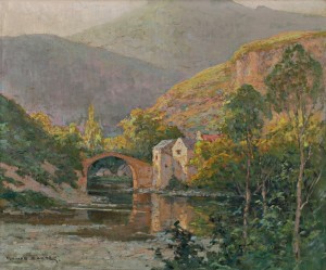 Le Moulin De Corps En Aveyron by Edouard Léon CORTES