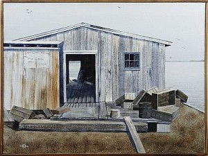 Old Wenona by Bill CARNES - auction artwork with signature