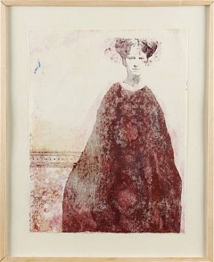 Modell I Rött by Catharina EDLUND