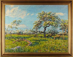 Landskap by August Vilhelm DENCKER - auction artwork with signature