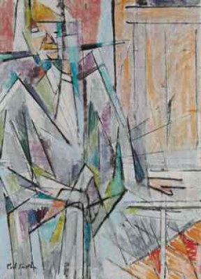 Gentleman by Otto Karl KNATHS - auction artwork with signature