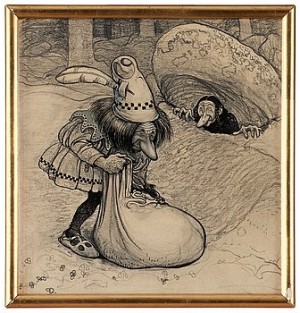 Skinnpåsen by John BAUER