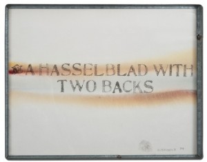 A Hasselblad With Two Backs by Edward KIENHOLZ - auction artwork with signature