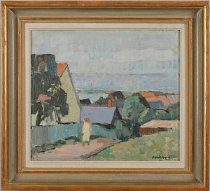 Landskap Med Hus by Henning STÅHLBERG