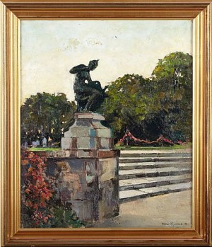 Motiv Från Slottsparken Drottningholm by Hildur KJERNER - auction artwork with signature