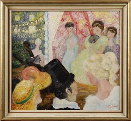 Cabarét by Hjalmar HOLMSTRÖM - auction artwork with signature