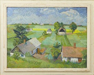 Landskap Med Gård by Henry MAYNE