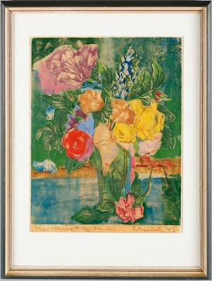 Blomsterstilleben by Adja YUNKERS