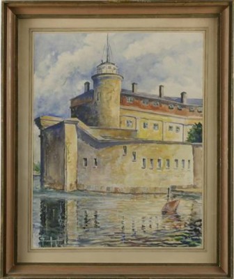 , Kungsholms Forts Båthamn by Bror ANGELIN
