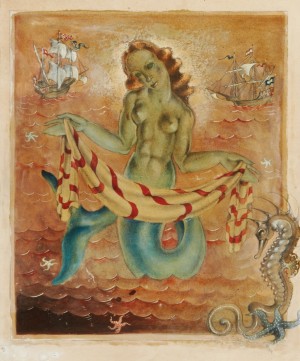Sirène by Antoine ANTO-CARTE - auction artwork with signature