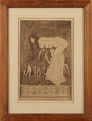 Diana by Thomas Theodor HEINE