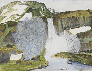 Vattenfall by Nils Nilsson (Sami Artist) SKUM
