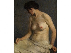Halbakt Einer Jungen Frau by Wilhelm CHRISTENS - auction artwork with signature
