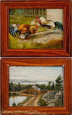 Tuppar Samt Landskap by Harald HULTSTRÖM