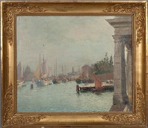 Vy Från Venedig by Luigi MORETTI - auction artwork with signature