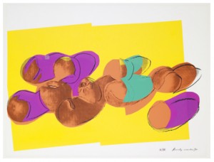 Peaches From Space Fruit: Still Life by Andy WARHOL