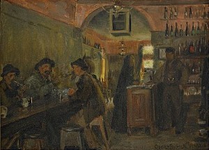 Från En Trattoria I Venedig by Oscar BJÖRCK