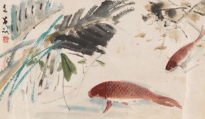 Two Koi Fish by CHEN WENXI