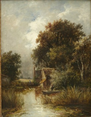 Insjölandskap by Joseph THORS